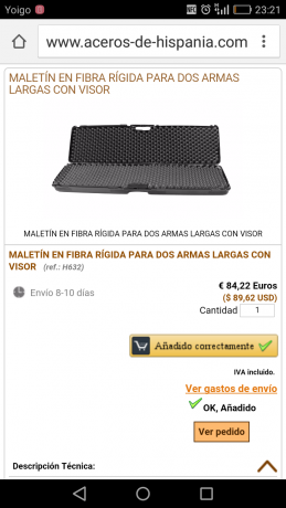 Pues lo dicho el un bsa 4-16x40 con monturas 100€
Walter 8-32x56 con monturas 130€
Vipode 20€ 111