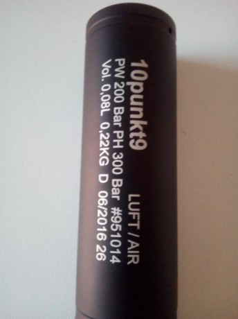 Cilindro de 200 Bar para Walther LP 300.
Precio 90€ mas portes. 01