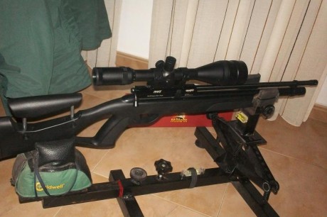 Despues de una larga espera,acabo de recoger mi gamo coyote en cal 5.5 le he puesto un visor millett gold 00