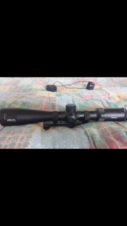Se vende visor marca delta modelo titanium  tubo de 30 mm y aumentos 1,5-9x45 con reticula iluminada 11 01