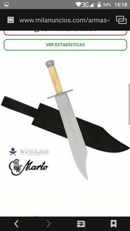 Buenas tardes compañeros,he estado mirando un cuchillo de acero al carbono y he visto de la marca Marto 170