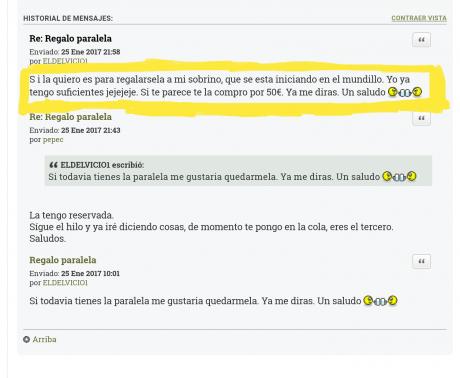   Hola a tod@s,
Pues que REGALO escopeta paralela marca TRUST EIBARRES del 12.  Utilizada para caza, pero 100