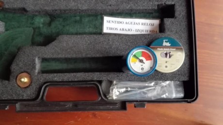 Venta pistola Steyr Lp10 , muy buen estado tanto mecanico como estetico.
CACHA talla M
BOTELLAS  1 caducada 11