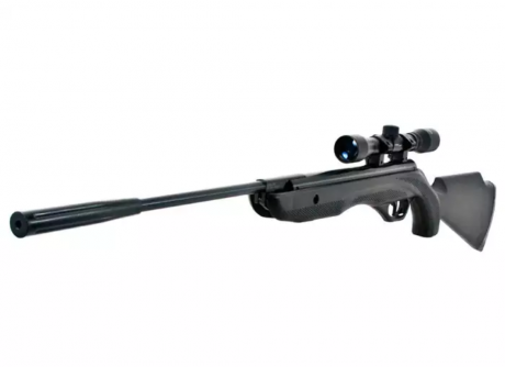Vendo Crossman Fury Nitro Pistón, 4,5 mm,  con mira telescópica, bipode regulable, gafas de tiro, funda 40