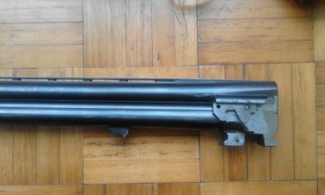 Escopeta Miroku superpuesta especial caza, calibre 12/70, monogatillo, expulsora, selector de tiro, chokes 41