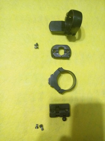 Se venden monturas completas con anillas Apel originales de 30mm para rifle Sauer validas según catalogo 00