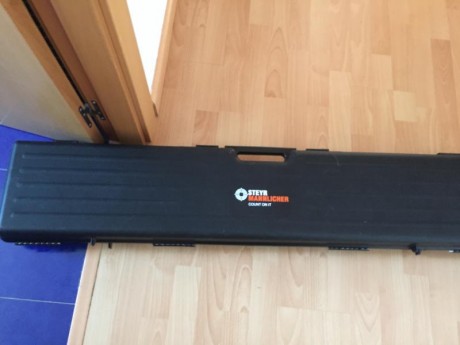 Vendo rifle de cerrojo Mannlicher luxus (de cañones intercambiables) en calibre 300wm. Bases apel y maletín 51