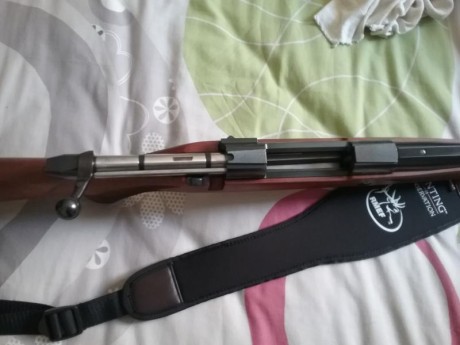 El año pasado, entre papa noel y los reyes me trajeron un rifle, mi primer rifle, un Sako de cerrojo en 30