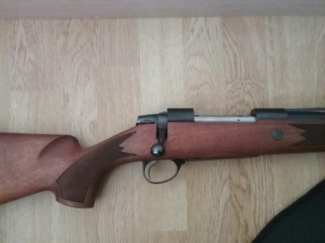 El año pasado, entre papa noel y los reyes me trajeron un rifle, mi primer rifle, un Sako de cerrojo en 41