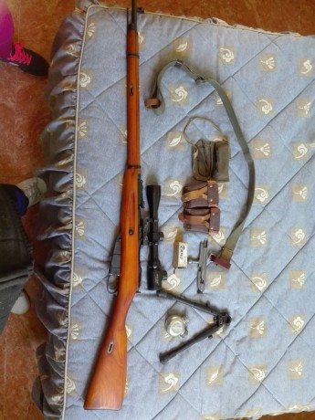 Mi hijo deja la afición y me pide que ponga en venta estas armas:
Se trata de dos rifles un M-24/47 y 10