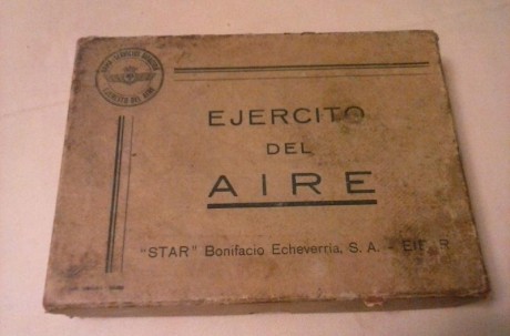 Caja de pistola Star S 9 corto año 1941, con cargador coincidente con la numeración de  la caja y baqueta. 02