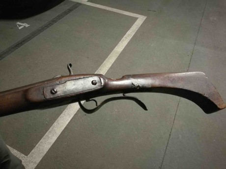 Hola a todos,

Un amigo me ha pedido ayuda para identificar una arma larga de pistón y anima lisa que 02
