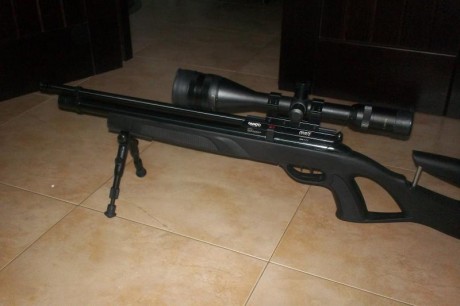 Despues de una larga espera,acabo de recoger mi gamo coyote en cal 5.5 le he puesto un visor millett gold 102