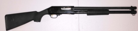 Un amigo que no se maneja con internet me ha pedido que ponga aqui y a la venta esta escopeta FABARM, 00
