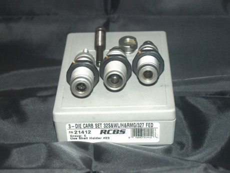  Para quien busca la calidad.  Vendo dies de recarga marca RCBS calibre .32 S&W Long. El lote se compone 01