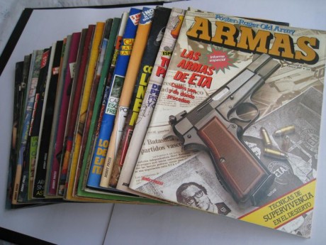 Hola a todos:

Vendo 32 revistas de la colección "ARMAS" del nº 49 al 81, ambos inclusive y 00