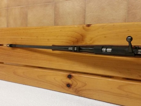 Vendo carabina Brno CZ 452 - 2E  ZKM calibre 22 LR de cerrojo, como "NUEVA".
Longitud total: 02