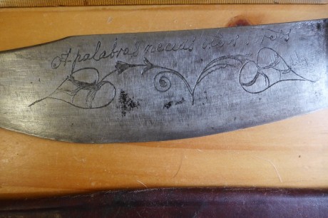 Vendo magnífico cuchillo del s. XIX, de los llamados "aragonés", "catalán" o "de 01