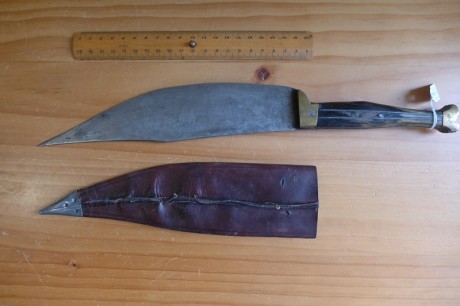 Vendo magnífico cuchillo del s. XIX, de los llamados "aragonés", "catalán" o "de 00