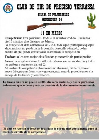 Hola, Tienes un palanquero? quieres tirar con el ? estas de suerte !!!!!!

El club de Tir de precision 00