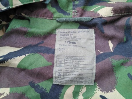 Vendo este chaqueton del ejercito ingles talla 170/96 esta usado pero en muy buen estado.
El precio es 02