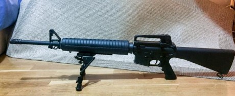 Carabina Colt-Walther AR15 calibre 22lr. Guiada con licencia E. 
El arma se encuentra en Madrid, donde 160