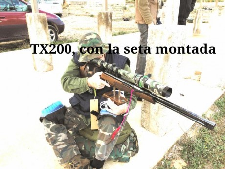 VENDO Carabina AIR ARMS TX200 MK3 Culata de NOGAL, (sin el visor) del calibre 4,5mm, en perfecto estado 00
