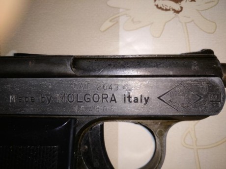 Buenas vendo esta reliquia o eso creo pistola, marca Molgoria italiana años 70 creo,8mm detonadora,regalo 11