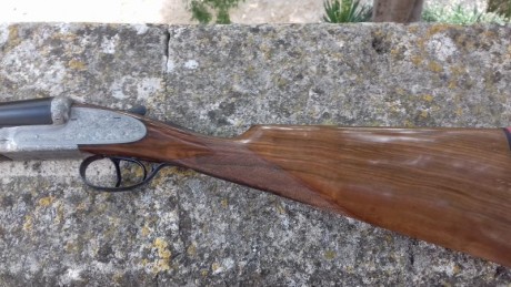 Ugartechea modelo 110 calibre 12 para la caza de becada.  Cañon de 62 cm.Cañón derecho estriado y izquierdo 70