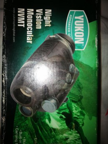 Vendo por no usar monocular nocturno yukon 3x42 por infrarrojos està nuevo
Precio 150€ 01
