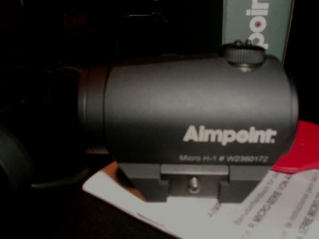 Hola, vendo Aimpoint micro H1 4-moas, casi nuevo, con instrucciones, caja y herramienta especifica . Todo 01