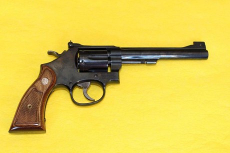 Vendo revolver SW K-38 Modelo 14-8 Masterpiece calibre .38 Special impecable, con muy poco uso al disponer 01
