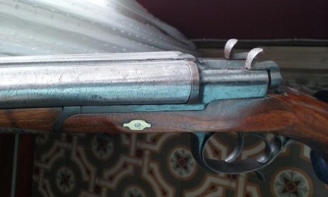 Se vende bicho raro del 16,con patente del año 1876,cañones de 75 cms alambrados y cilindricos sin choke,con 00