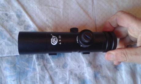 Vendo visor original marca COLT para fusil M-16 como nuevo 190 euros
visor alemán KHALES  1,5-7X30 en 00