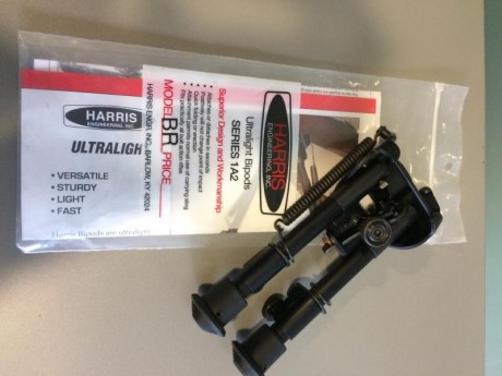 Vendo eate bipode Harris, usado dos mañanas en galería, como nuevo.

Es el corto. 

70€ puesto en casa.

 00