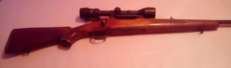 Vendo rifle de cerrojo m98 ZASTABA Cal. 308W 

El arma tiene uso normal con "marquitas" típicas 10