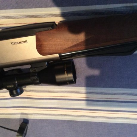 Muy buenas, vendo por cambiar de calibre un Browning Lang Hunter calibre 3006. Monturas apel auténticas 00