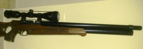 SE VENDE POR NO USAR, EL ARMA TIENE UN AÑO, POCO USADA Y CON UN AÑO MAS DE GARANTIA, TIENE ALARGADOR DE 02