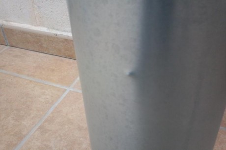 prueba de balines
distancia 20 metros
carabina gamo coyote black cal 5.5
blanco,tubo de chapa galvanizada 10