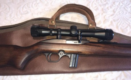 Se vende carabina CBC del calibre 22,semiatomática,percusión anular.Cargador de 10 proyectiles,incluye 00