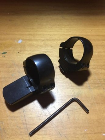Solamente las anillas, son originales y estan nuevas. Llevan la altura adecuada para FN Browning Bar y 00