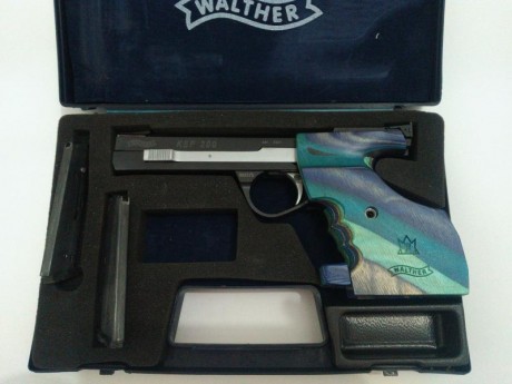 Buenas tardes.

Pongo a la venta Whakter KSP 200, calibre .22. Guiada con la "F"
Precio 300€, 00