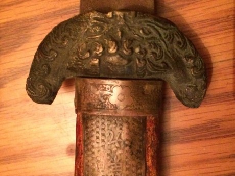 Vendo esta daga antigua china, la compre en 2001 en Chengdú (China) en un mercado de antigüedades. No 01
