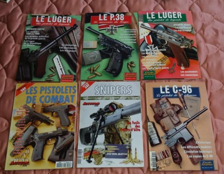 vendo estos libros sobre armas, están nuevos Contesto por privado . Tengo 150 libros mas sobre armas en 01