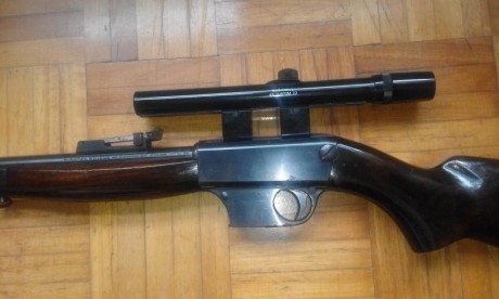 :helicopter: Carabina Unique X51Bis, calibre 22 Lr, buen estado general, estriado perfecto, con cañon 62
