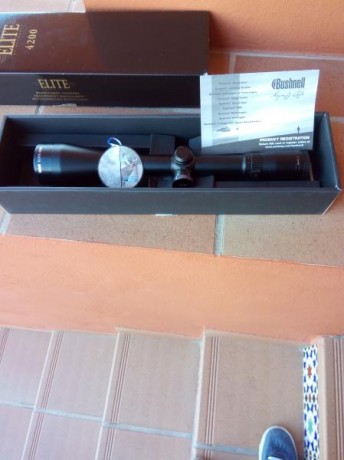 vendo visor bushnell elite 4200 2.5-10x50 con reticula iluminada en segundo plano focal,tubo de 30.
hecho 01