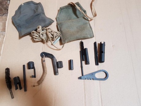 Utiles de limpieza y peines para el mitico mosin nagant... se vende el lote completo utiles mas peines 01