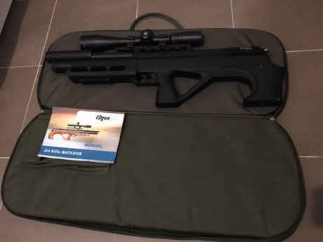 Hola, pongo a la venta esta carabina practicamente nueva, ya que no ha tirado una caja completa de balines. 02