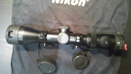 Visor Nikon 1.5-6x42 Reticula Iluminada, comprado a finales de Febrero de 2016.
500€
Visor en perfecto 10