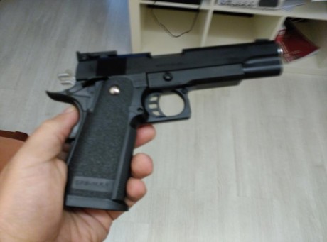Hola por dejar afición pongo en venta mi equipo completo de aipsc compuesto de una pistola tokio marui 02